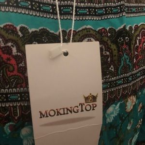 Turquoise Bohemian dress